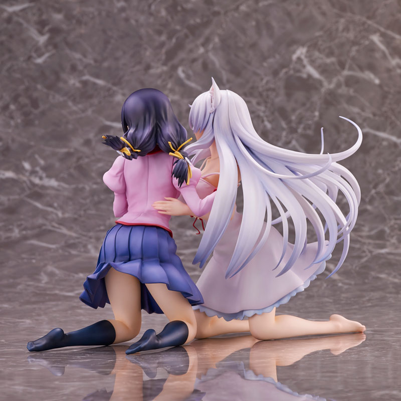 PREORDINE+ CHIUSO 05/2025 Nekomonogatari Monogatari Series Figures Tsubasa Hanekawa Set (re-run) 19 cm