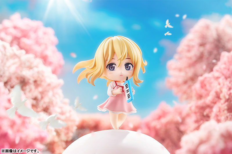 PREORDINE+ CHIUSO 05/2025 Your Lie in April Nendoroid Light Action Figure Kaori Miyazono: Spring of Beginning Ver. 10 cm