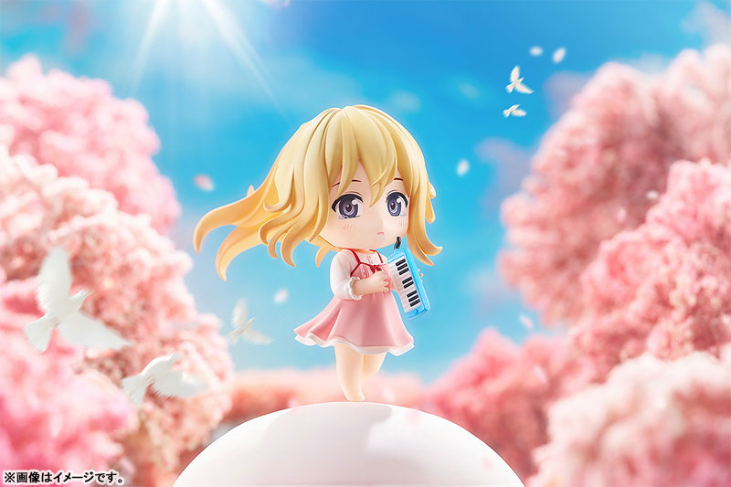 PREORDINE+ CHIUSO 05/2025 Your Lie in April Nendoroid Light Action Figure Kaori Miyazono: Spring of Beginning Ver. 10 cm