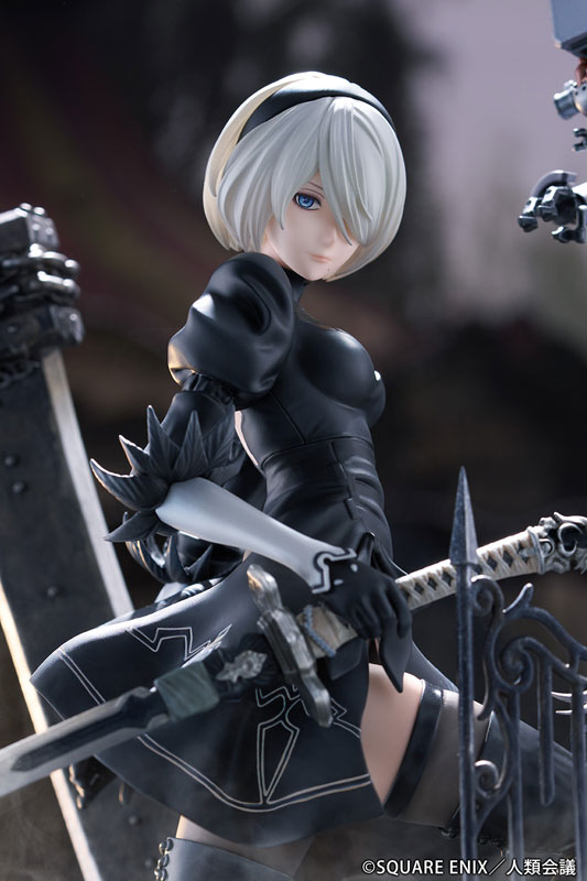 PREORDINE+ 06/2025 NieR:Automata Ver1.1a YoRHa No. 2 Type B Search 31 cm Statue 1/7