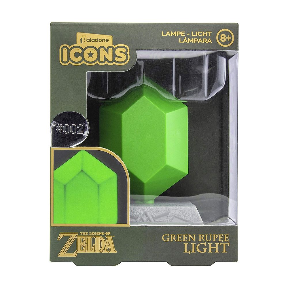 Legend of Zelda 3D Light Green Rupee 10 cm