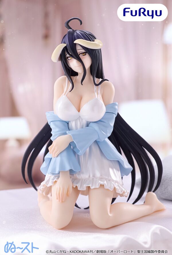 PREORDINE+ 04/2027 Overlord - Albedo - Noodle Stopper Figure - Pearl White Room Wear Ver. (H)