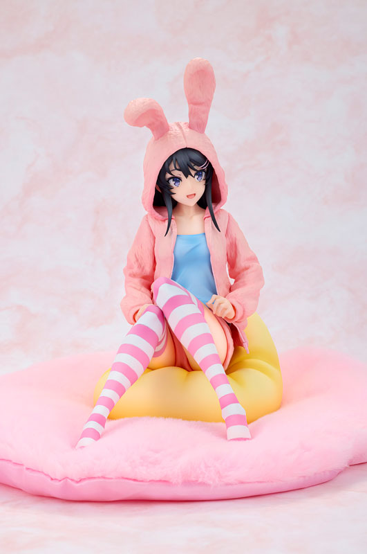 PREORDINE+ 06/2025 Rascal Does Not Dream of a Knapsack Kid PVC Statue 1/7 Mai Sakurajima Hoodie Look Rabbit Ears Ver. Popular Edition 18 cm