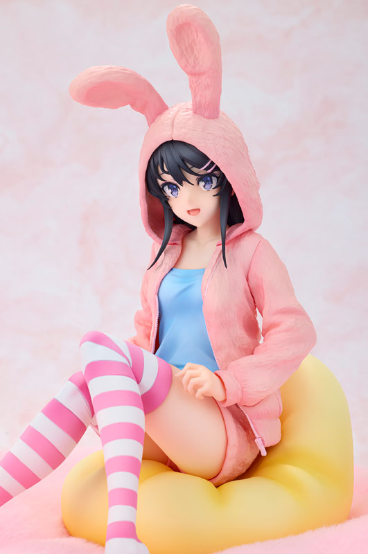 PREORDINE+ 06/2025 Rascal Does Not Dream of a Knapsack Kid PVC Statue 1/7 Mai Sakurajima Hoodie Look Rabbit Ears Ver. Popular Edition 18 cm