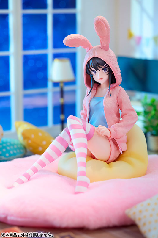 PREORDINE+ 06/2025 Rascal Does Not Dream of a Knapsack Kid PVC Statue 1/7 Mai Sakurajima Hoodie Look Rabbit Ears Ver. Popular Edition 18 cm