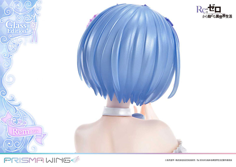 PREORDINE 10/2025 Re:Zero - Starting Life in Another World Prisma Wing Rem Glass Edition 23 cm Statue 1/7 (PREORDINE NON CANCELLABILE)