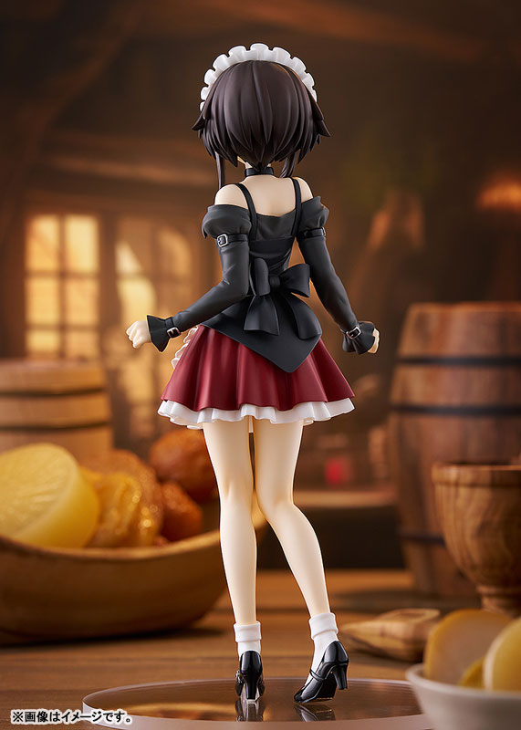 PREORDINE+ CHIUSO 08/2025 Kono Subarashii Sekai ni Bakuen wo! Pop Up Parade Figure Megumin: Part-Time Job Uniform Ver. L Size 20 cm (H)