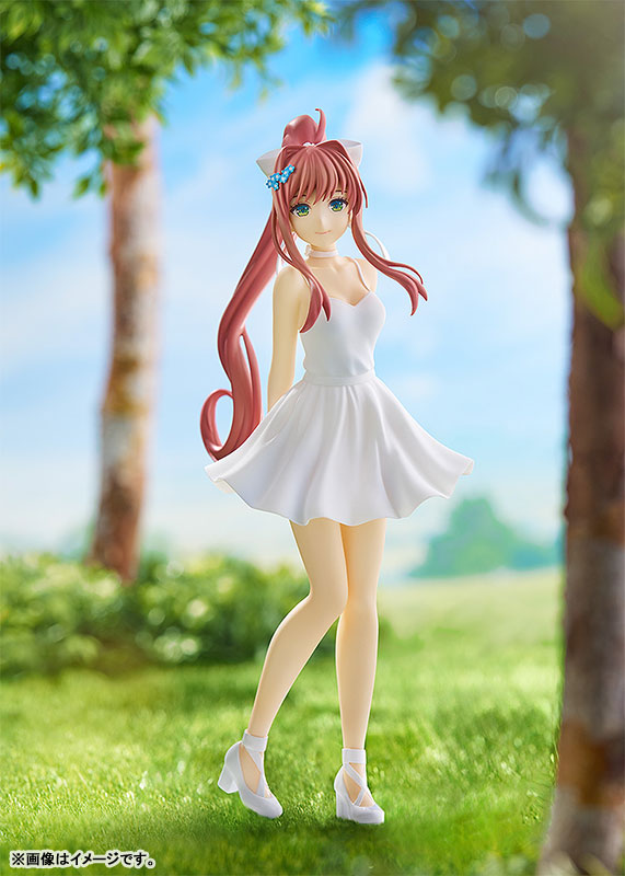 PREORDINE+ CHIUSO 06/2025 Doki Doki Literature Club! Pop Up Parade Figure Monika: White Dress Ver. 18 cm (H)