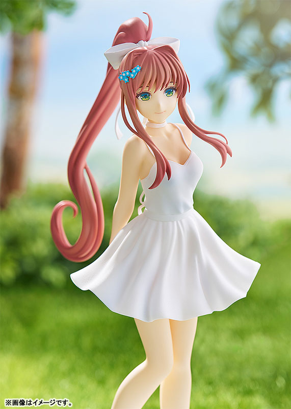 PREORDINE+ CHIUSO 06/2025 Doki Doki Literature Club! Pop Up Parade Figure Monika: White Dress Ver. 18 cm (H)