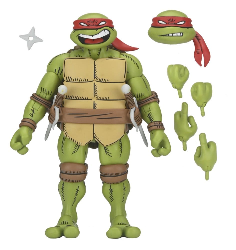 PREORDINE+ 12/2026 Teenage Mutant Ninja Turtles x Usagi Yojimbo Ultimate Action Figure Raphael 18 cm