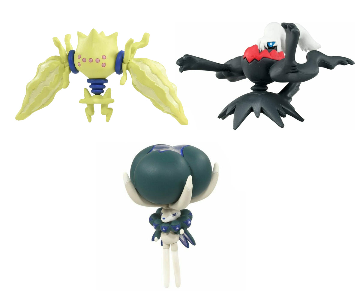 Darkrai, Calyrex and Regieleki: Pokemon Moncolle Bundle (Set of 3)