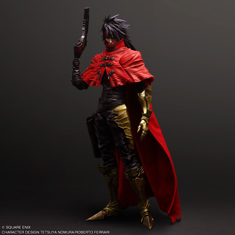 PREORDINE+ 12/2025 Final Fantasy VII Rebirth Play Arts Kai Action Figure Vincent Valentine 28 cm