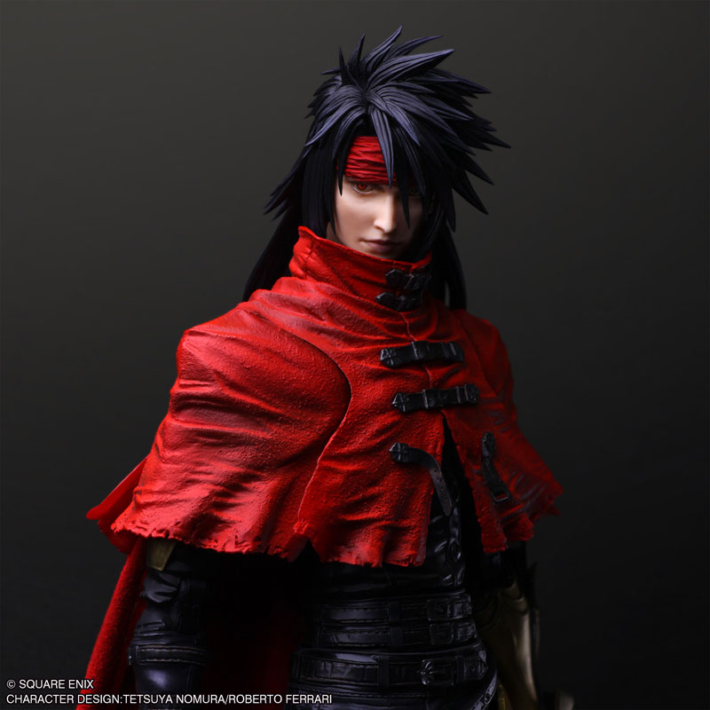 PREORDINE+ 12/2025 Final Fantasy VII Rebirth Play Arts Kai Action Figure Vincent Valentine 28 cm