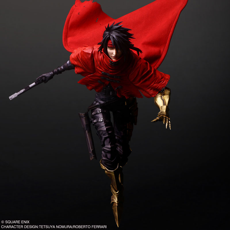 PREORDINE+ 12/2025 Final Fantasy VII Rebirth Play Arts Kai Action Figure Vincent Valentine 28 cm