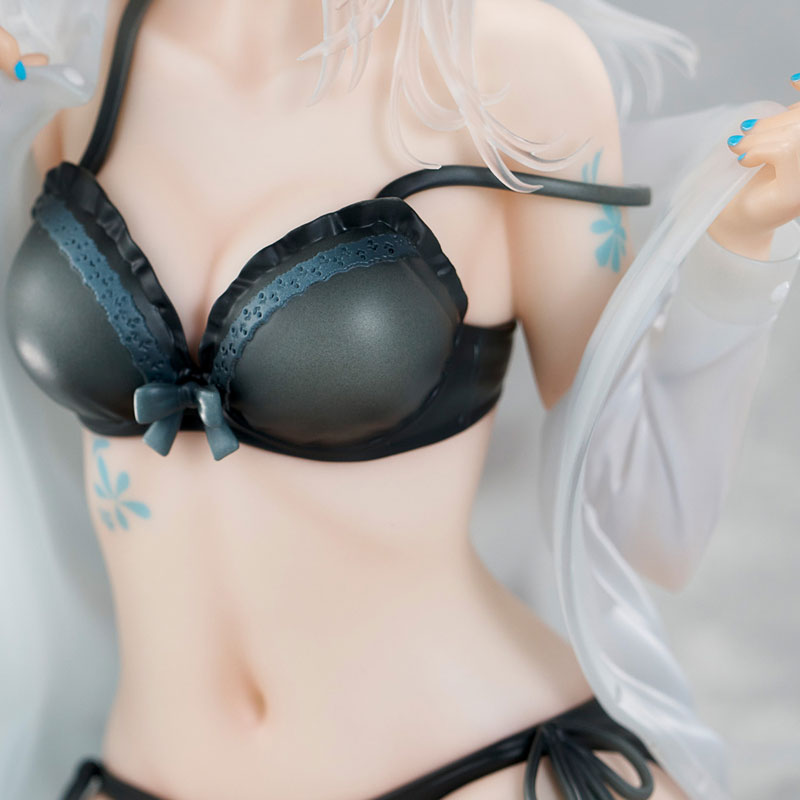 PREORDINE+ 08/2025 Original Character PVC Statue 1/7 Silver-Haired Girl Sky Blue Morning Special Outfit Ver. by Fuumi Illustration 16 cm