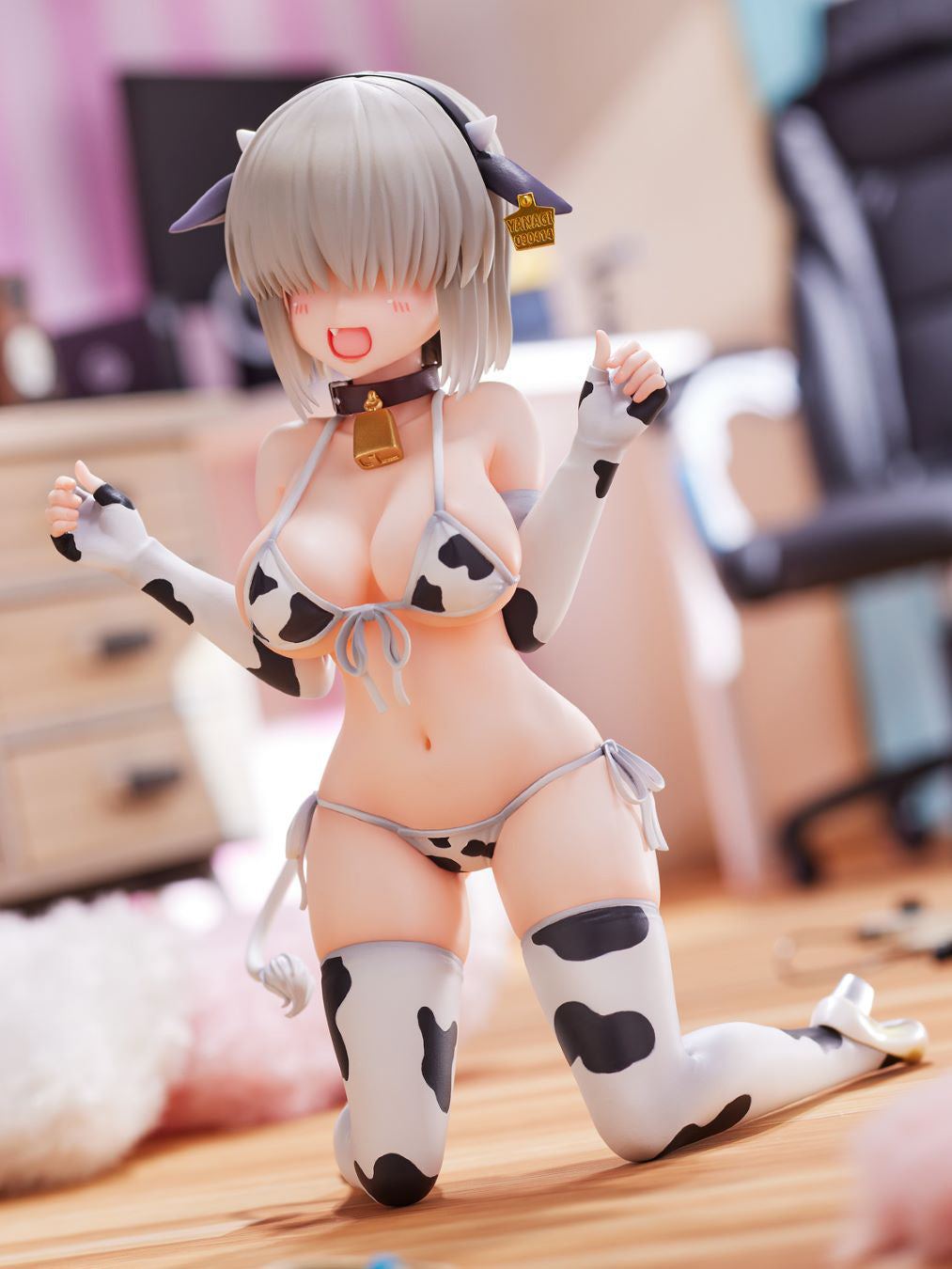 PREORDINE ESAURITO Uzaki-chan Wants to Hang Out! Double Yanagi Uzaki -Cow Pattern Bikini- 1/7 Figure