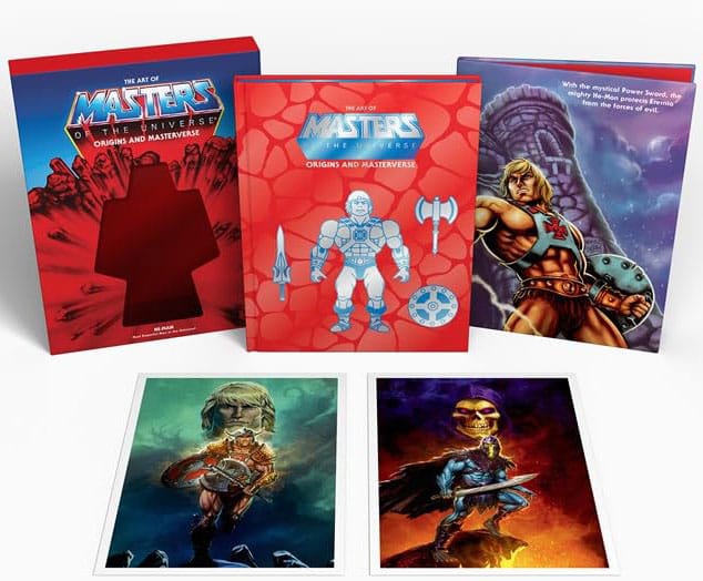 SU ORDINAZIONE Masters of the Universe Art Book Origins and Masterverse Deluxe Edition