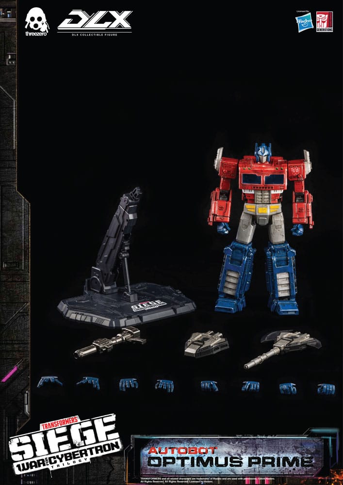 PREORDINE 09/2025 Transformers: War for Cybertron Trilogy DLX Action Figure 1/6 Optimus Prime 25 cm (PREORDINE NON CANCELLABILE)