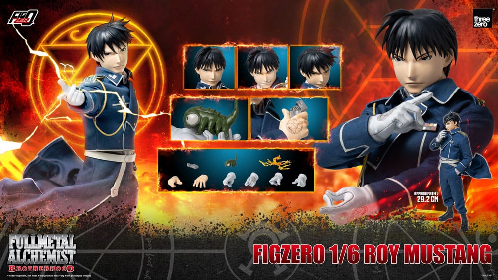 PREORDINE 09/2025 Fullmetal Alchemist: Brotherhood Action Figure FigZero 1/6 Roy Mustang 29 cm    (PREORDINE NON CANCELLABILE)