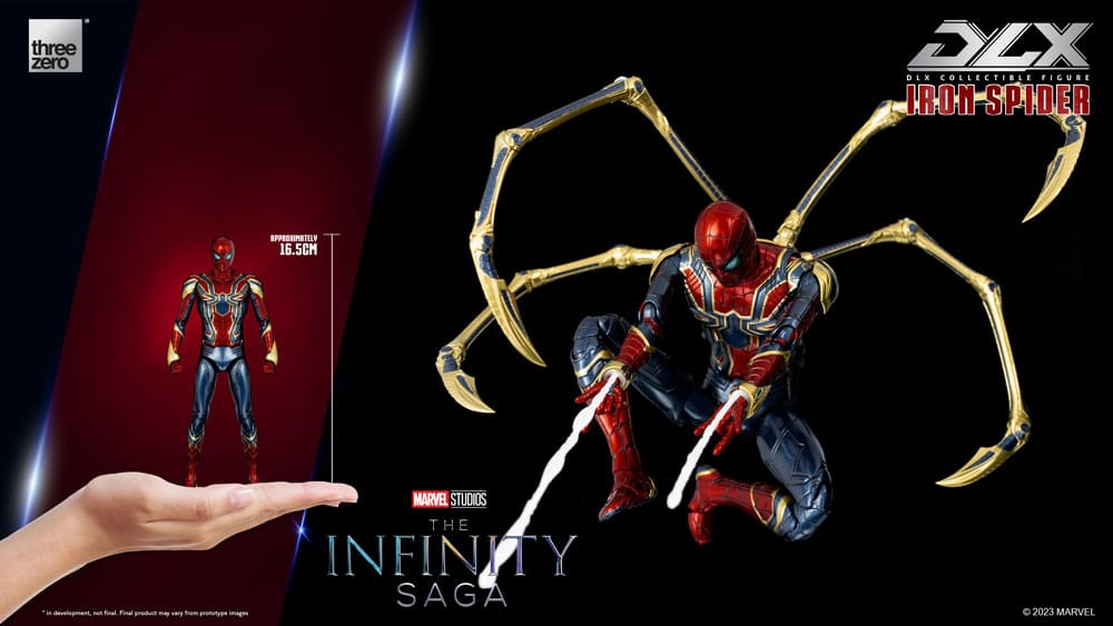 PREORDINE ESAURITO Infinity Saga DLX Action Figure 1/12 Iron Spider 16 cm
