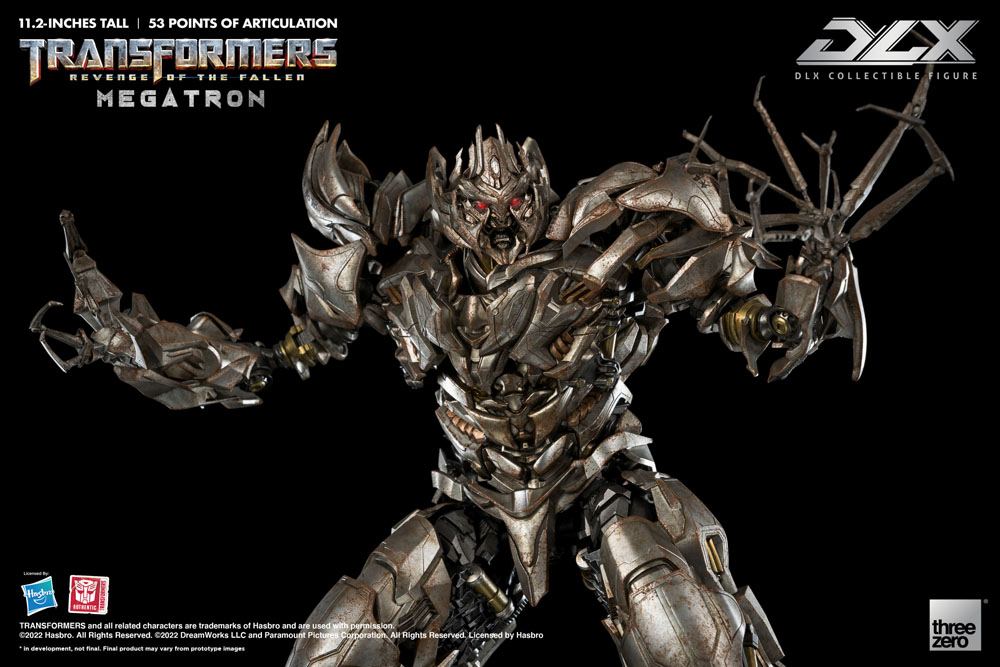 🧪 LAB | SU ORDINAZIONE Transformers: Revenge of the Fallen DLX Action Figure 1/6 Megatron 28 cm