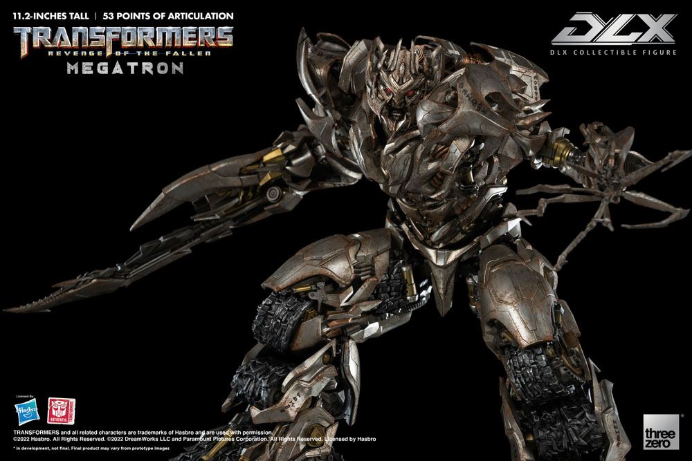 🧪 LAB | SU ORDINAZIONE Transformers: Revenge of the Fallen DLX Action Figure 1/6 Megatron 28 cm