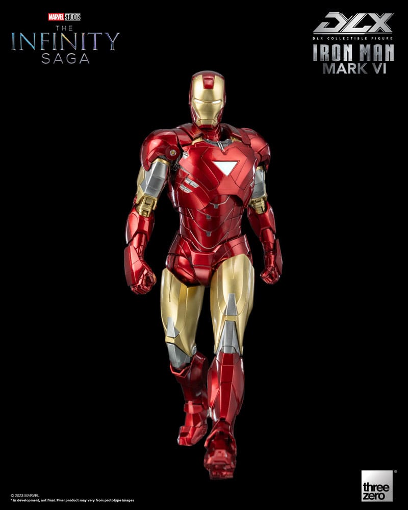 PREORDINE ESAURITO  Infinity Saga DLX Action Figure 1/12 Iron Man Mark 6 17 cm