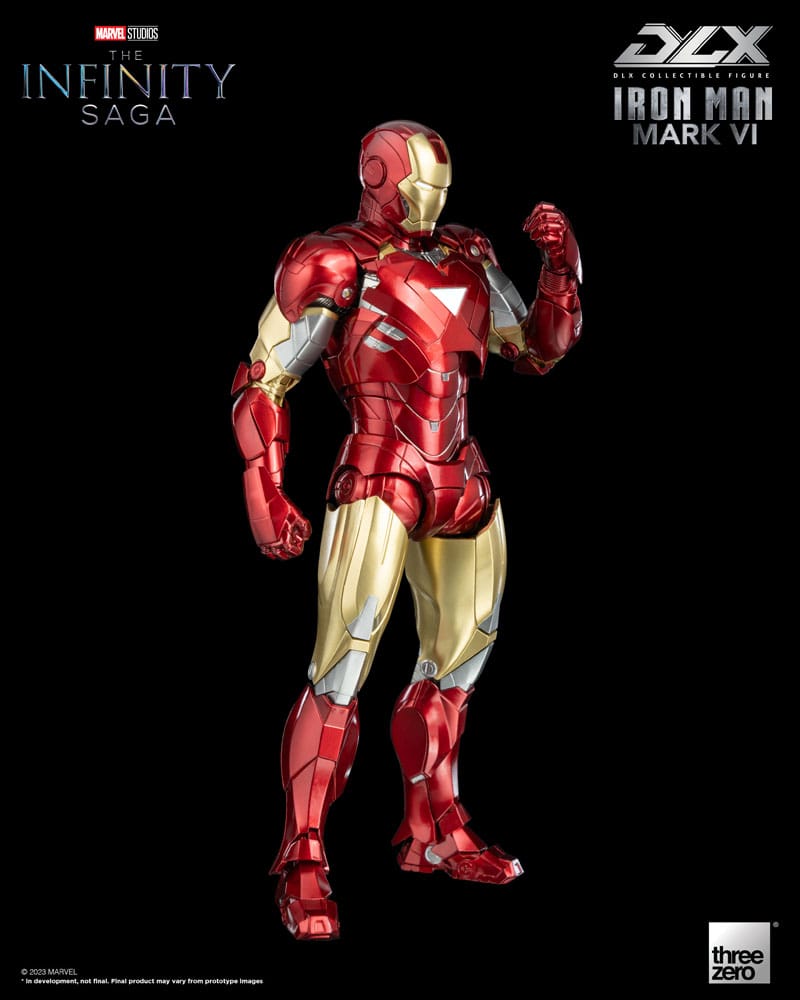 PREORDINE ESAURITO  Infinity Saga DLX Action Figure 1/12 Iron Man Mark 6 17 cm