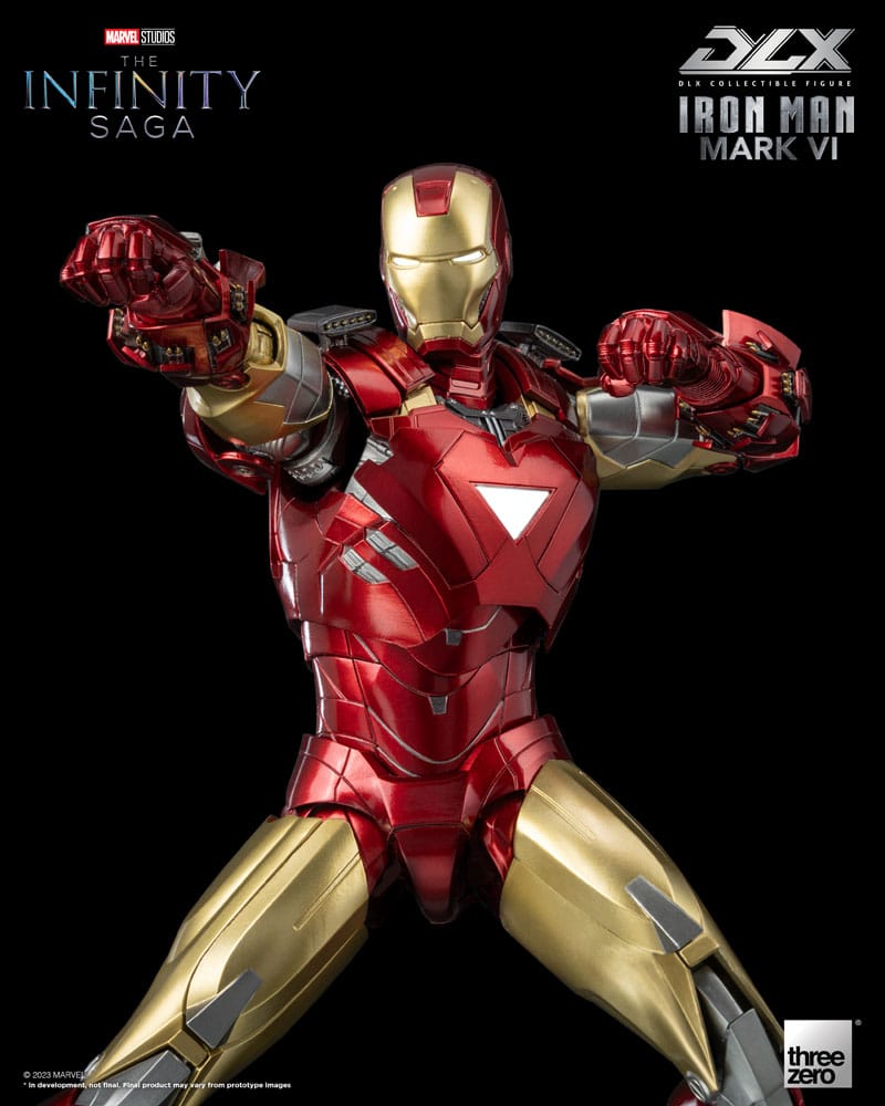 PREORDINE ESAURITO  Infinity Saga DLX Action Figure 1/12 Iron Man Mark 6 17 cm