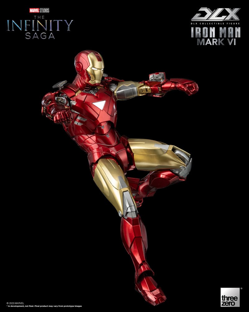 PREORDINE ESAURITO  Infinity Saga DLX Action Figure 1/12 Iron Man Mark 6 17 cm