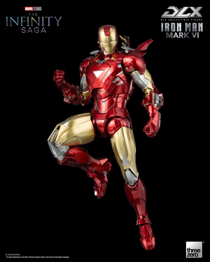 PREORDINE ESAURITO  Infinity Saga DLX Action Figure 1/12 Iron Man Mark 6 17 cm