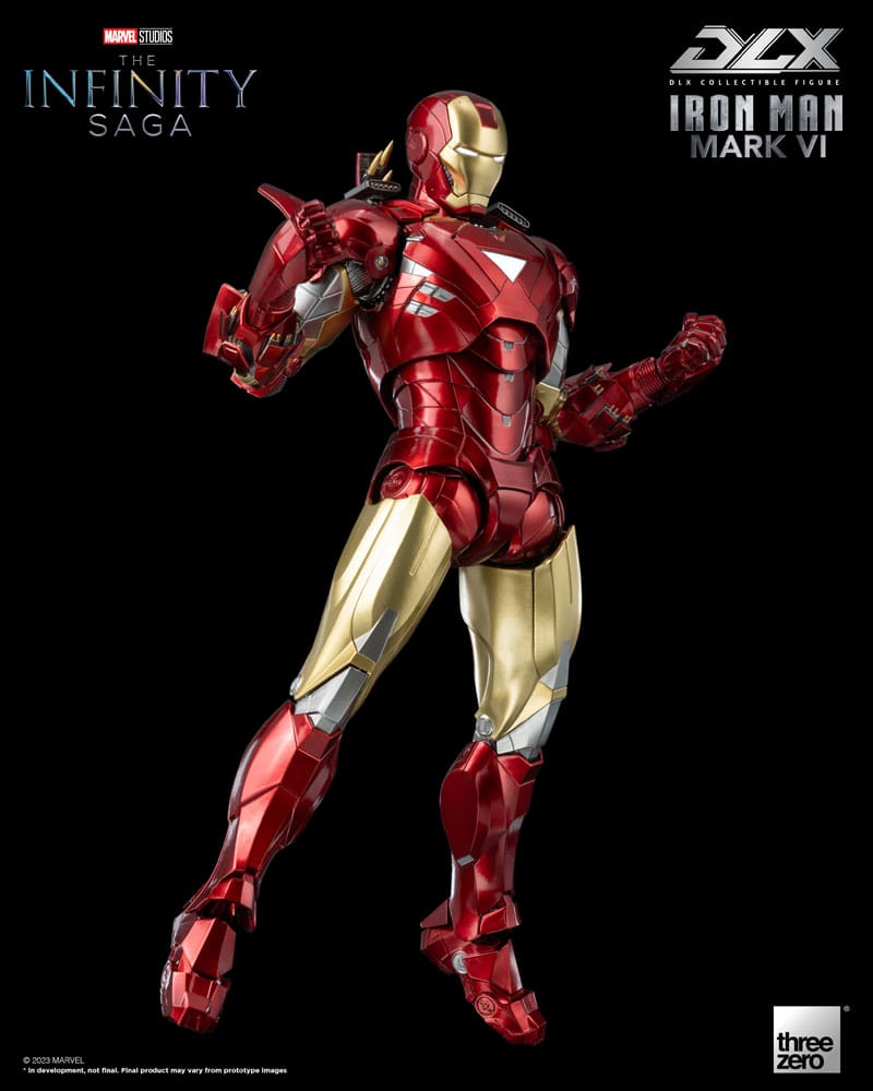 PREORDINE ESAURITO  Infinity Saga DLX Action Figure 1/12 Iron Man Mark 6 17 cm