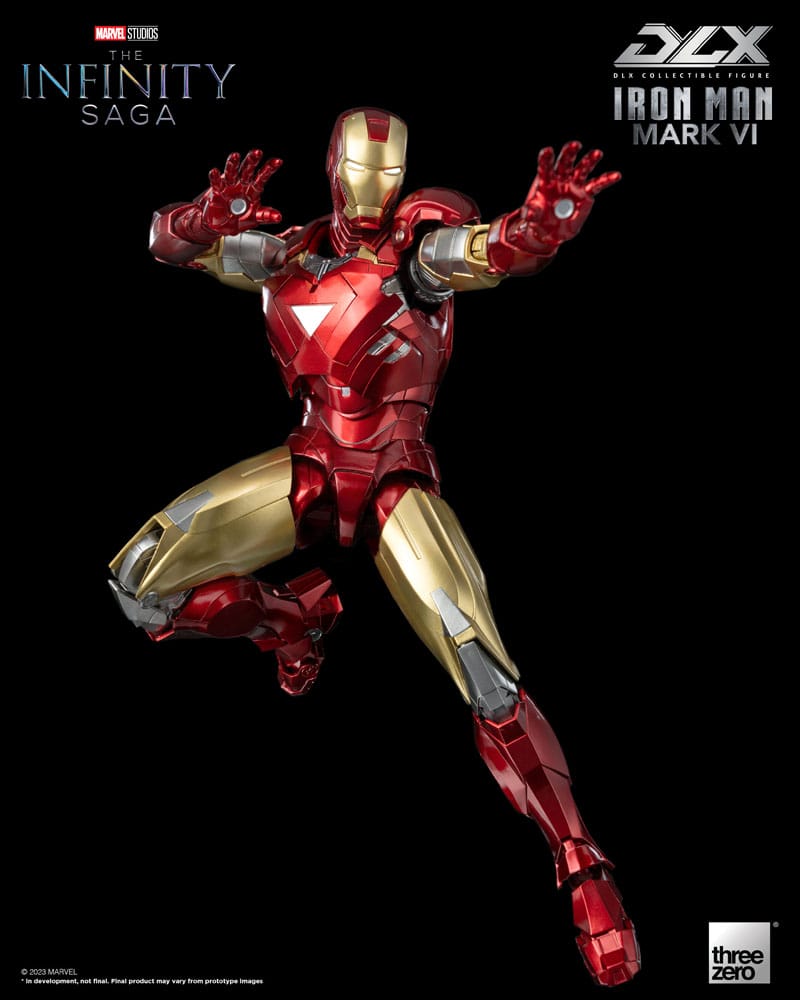 PREORDINE ESAURITO  Infinity Saga DLX Action Figure 1/12 Iron Man Mark 6 17 cm