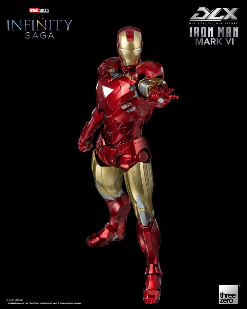 PREORDINE ESAURITO  Infinity Saga DLX Action Figure 1/12 Iron Man Mark 6 17 cm
