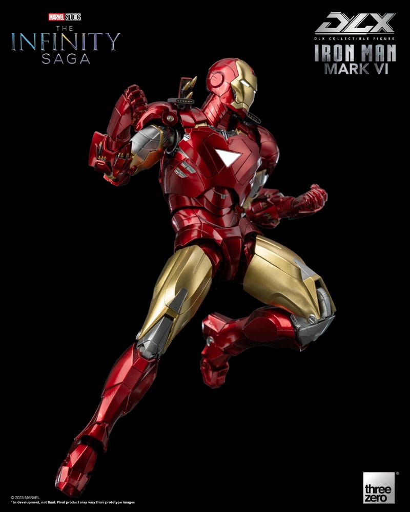 PREORDINE ESAURITO  Infinity Saga DLX Action Figure 1/12 Iron Man Mark 6 17 cm