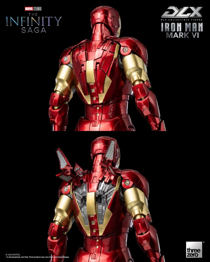 PREORDINE ESAURITO  Infinity Saga DLX Action Figure 1/12 Iron Man Mark 6 17 cm