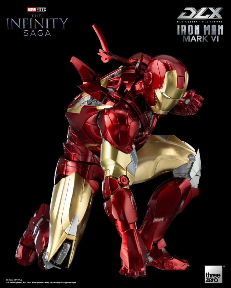 PREORDINE ESAURITO  Infinity Saga DLX Action Figure 1/12 Iron Man Mark 6 17 cm