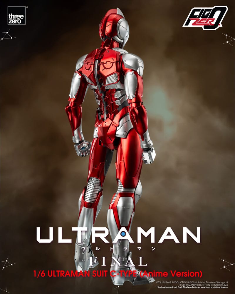 PREORDINE CHIUSO 03/2025 Ultraman FigZero Action Figure 1/6 Ultraman Suit C-Type (Anime Version) 31 cm (PREORDINE NON CANCELLABILE)