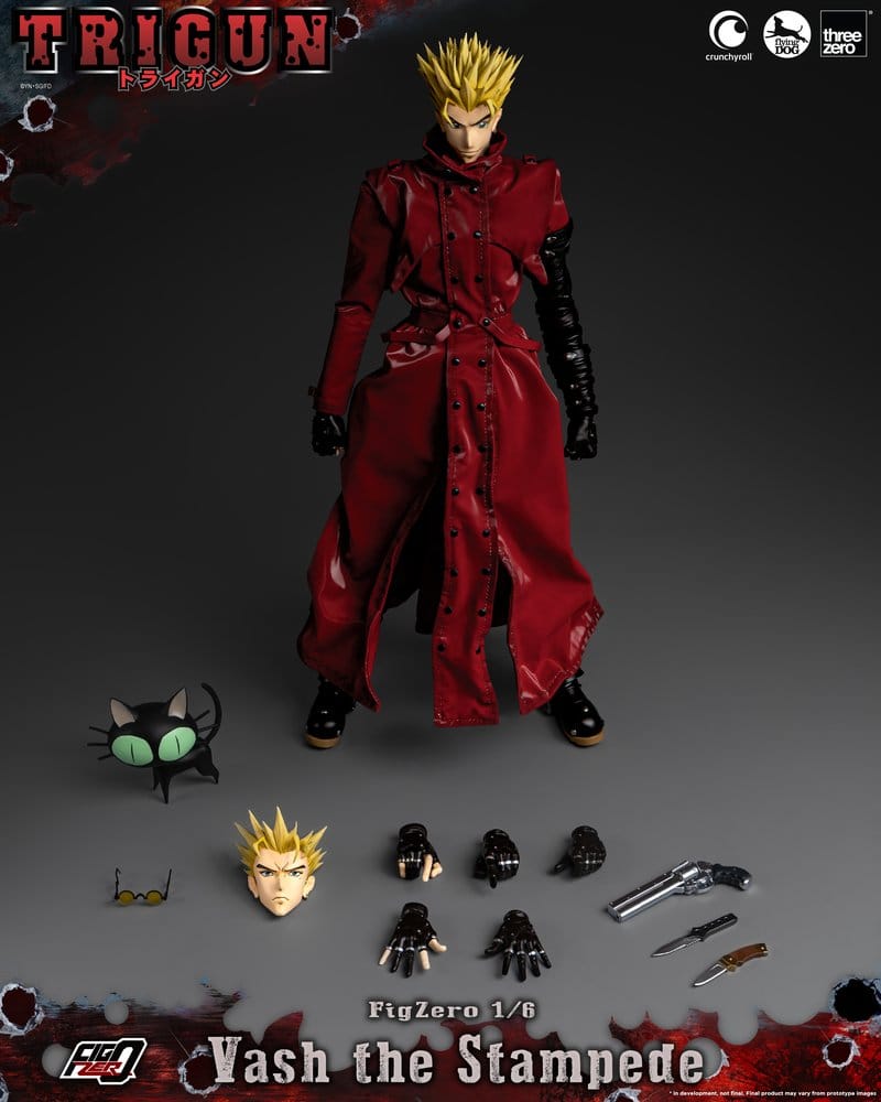 PREORDINE+ 03/2027 (NON CANCELLABILE) Trigun FigZero Action Figure 1/6 Vash the Stampede 31 cm