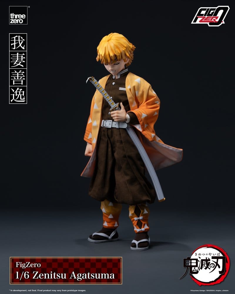 PREORDINE+ 03/2027 Demon Slayer: Kimetsu no Yaiba FigZero Action Figure 1/6 Zenitsu Agatsuma 28 cm