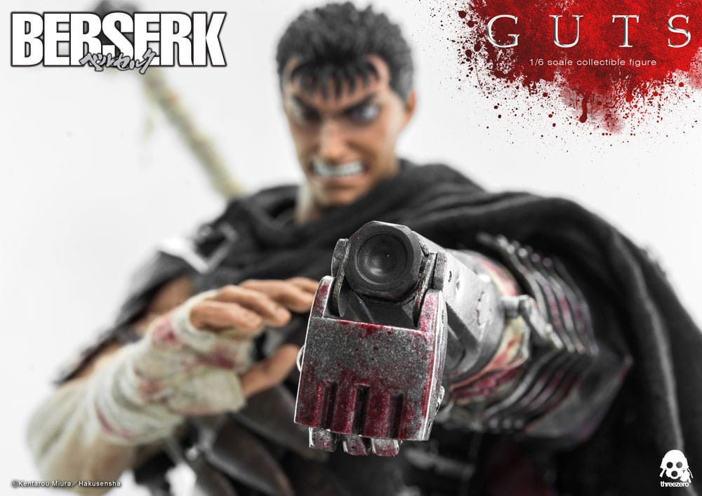 PREORDINE ESAURITO  Berserk Action Figure 1/6 Guts (Black Swordsman) 32 cm