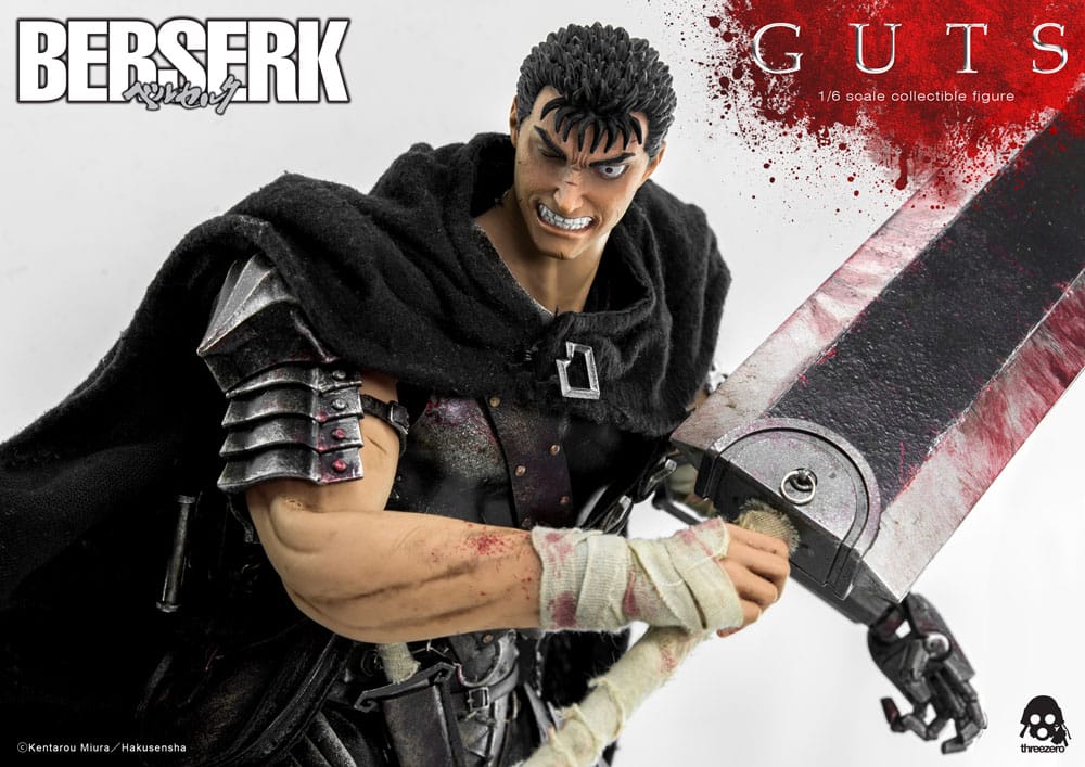 PREORDINE ESAURITO  Berserk Action Figure 1/6 Guts (Black Swordsman) 32 cm