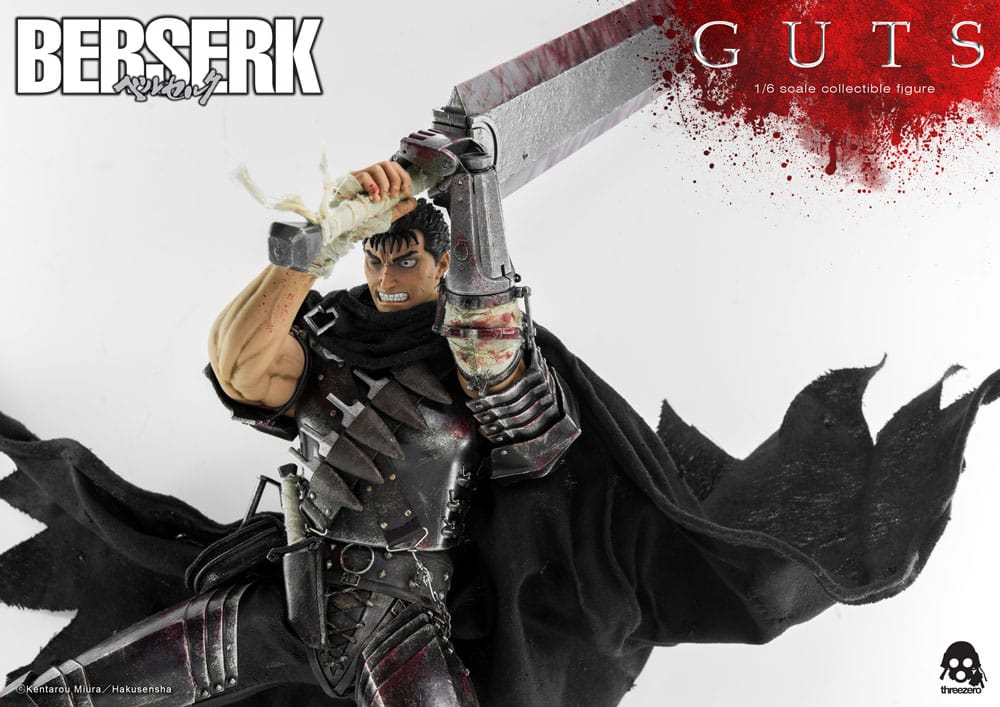 PREORDINE ESAURITO  Berserk Action Figure 1/6 Guts (Black Swordsman) 32 cm