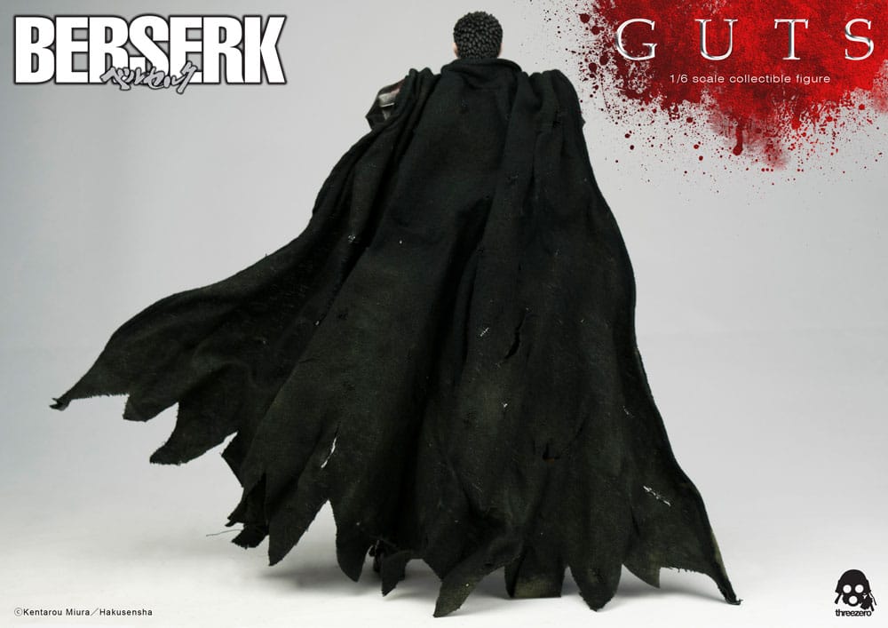 PREORDINE ESAURITO  Berserk Action Figure 1/6 Guts (Black Swordsman) 32 cm