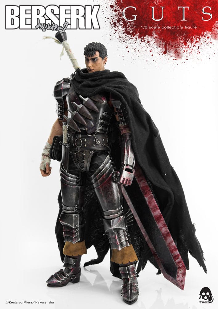 PREORDINE ESAURITO  Berserk Action Figure 1/6 Guts (Black Swordsman) 32 cm