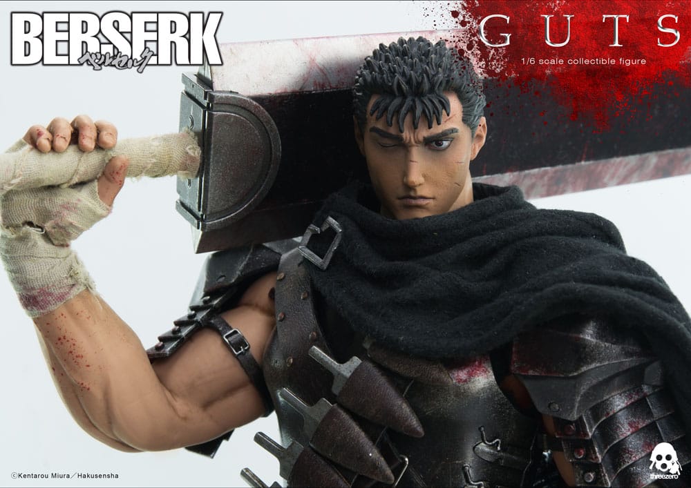 PREORDINE ESAURITO  Berserk Action Figure 1/6 Guts (Black Swordsman) 32 cm