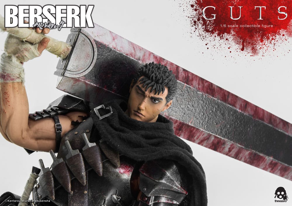 PREORDINE ESAURITO  Berserk Action Figure 1/6 Guts (Black Swordsman) 32 cm