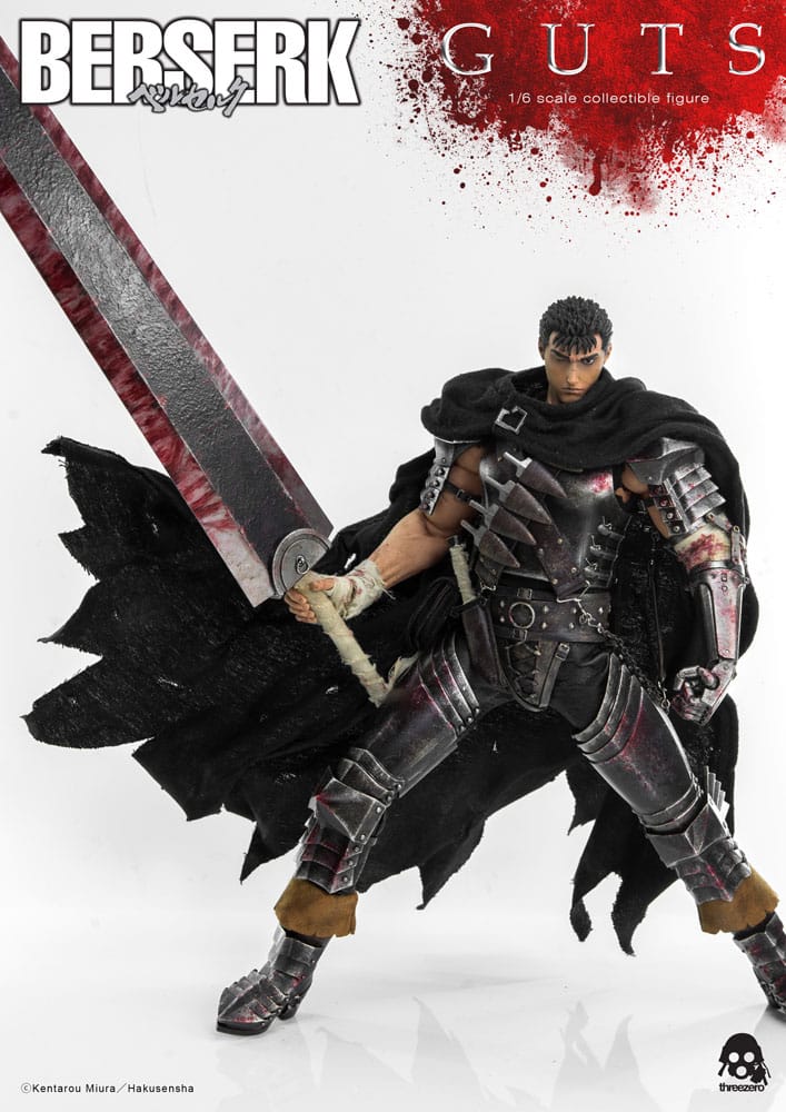 PREORDINE ESAURITO  Berserk Action Figure 1/6 Guts (Black Swordsman) 32 cm