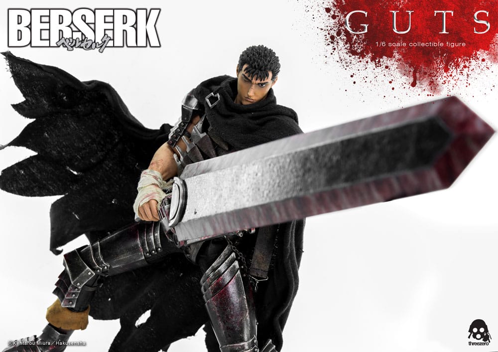 PREORDINE ESAURITO  Berserk Action Figure 1/6 Guts (Black Swordsman) 32 cm