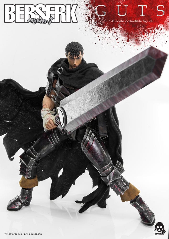 PREORDINE ESAURITO  Berserk Action Figure 1/6 Guts (Black Swordsman) 32 cm